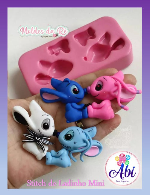 Molde de Silicon Stitch de Ladinho mini MDR