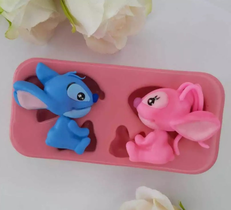 Molde de Silicon Stitch de Ladinho mini MDR