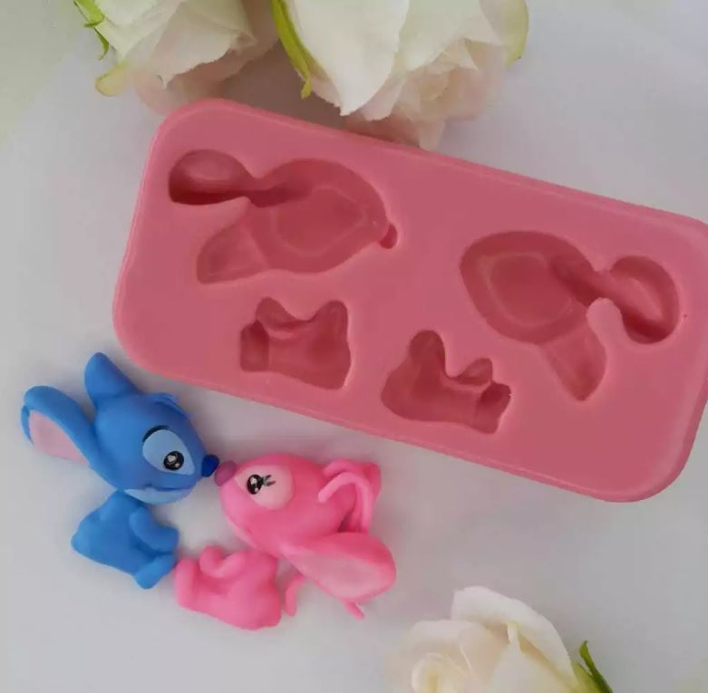 Molde de Silicon Stitch de Ladinho mini MDR