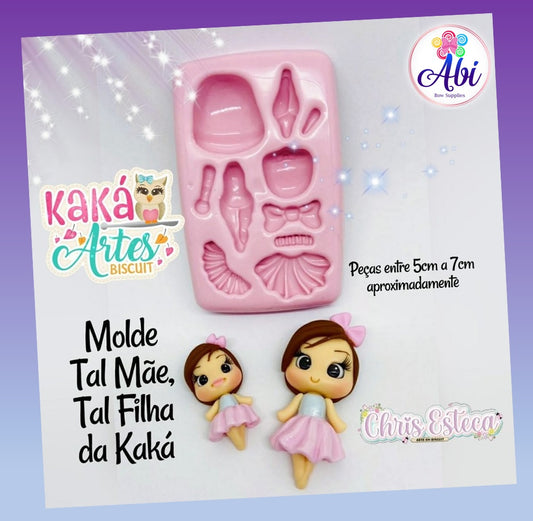Molde de Silicon Tal Mae, Tal Filha da Kaka