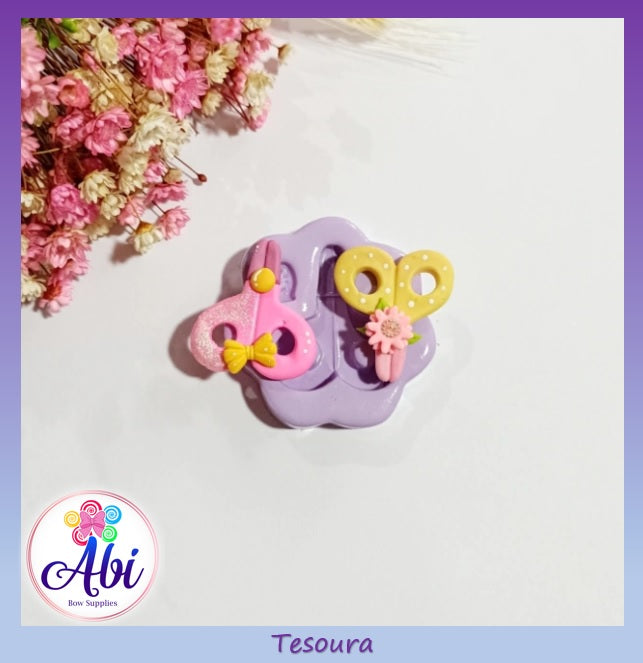 Molde de Silicon Tesoura / Tijeras DF