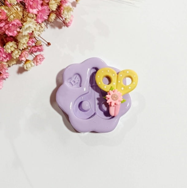 Molde de Silicon Tesoura / Tijeras DF