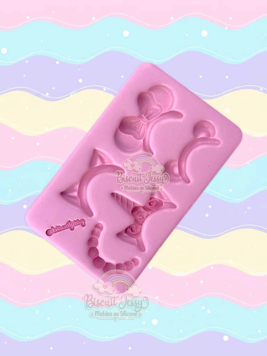 Molde de Silicon Tiaras. Biscuit Jessy