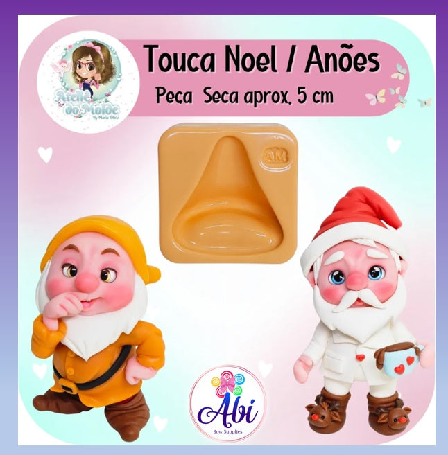 Molde de Silicon Touca Noel/Anoes AdM