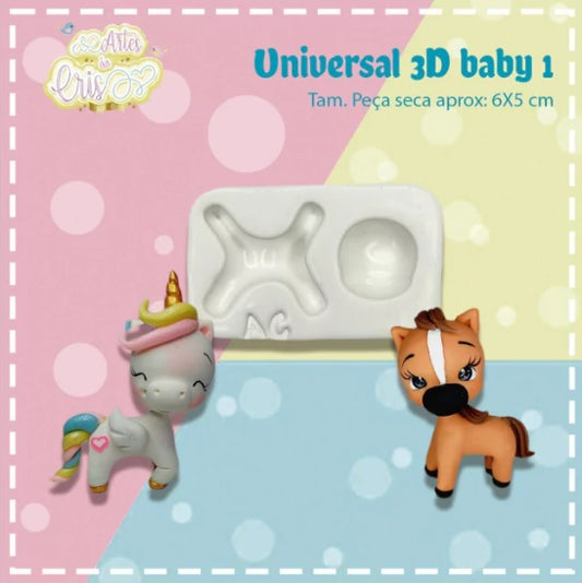 Molde de Silicon Universal 3D Baby 1 AC