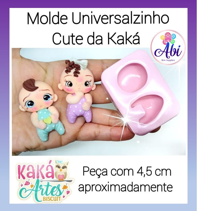 Molde de Silicon Universalzinho Cute da Kaká