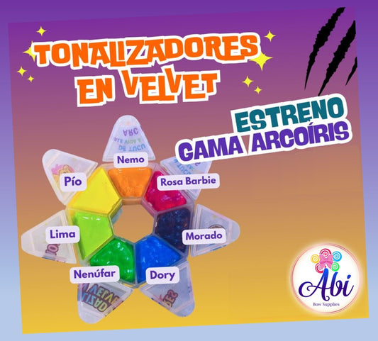 Tonalizadores Velvet Gama Arcoiris. Trigueros Flex