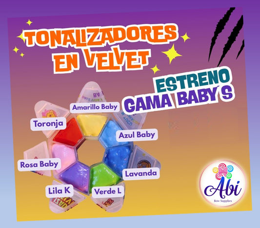 Tonalizadores Velvet Gama Babys. Trigueros Flex