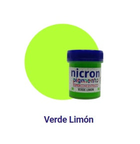 Pigmento Super Concentrado Nicron Verde Limon