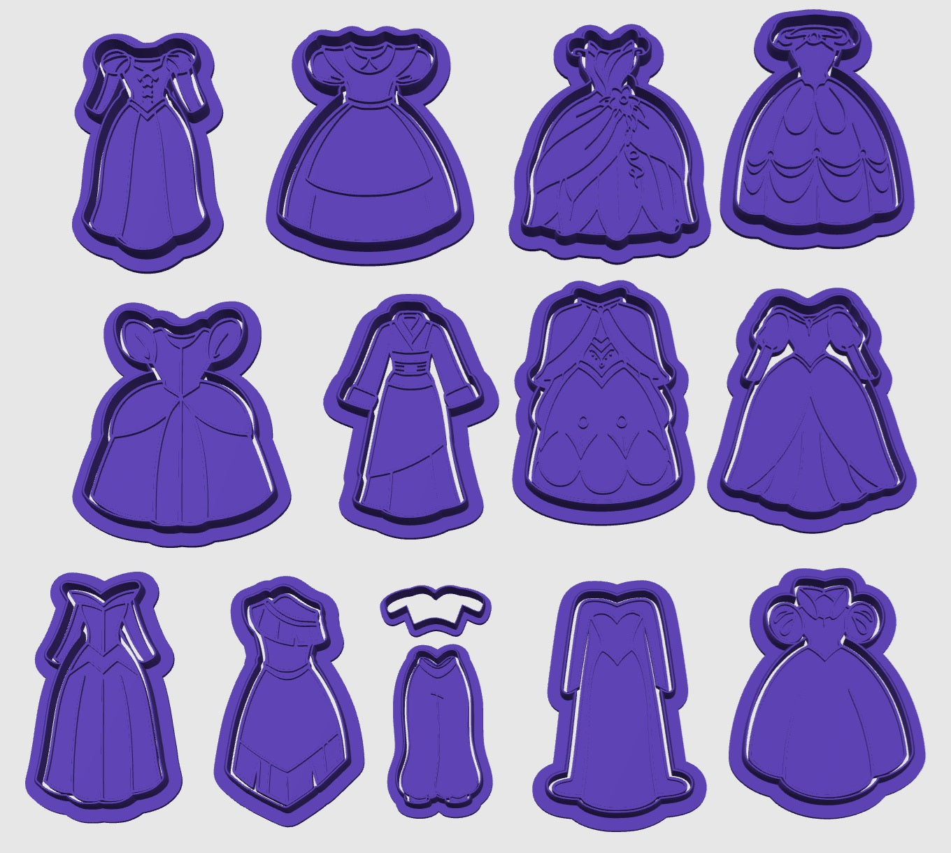 Vestidos Princesas. Abi