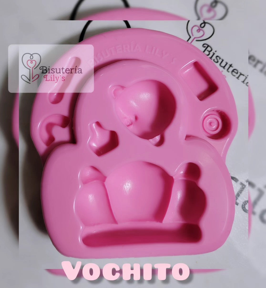 Molde de Silicon Vochito. Coleccion Ternuritas Bisuteria Lily's