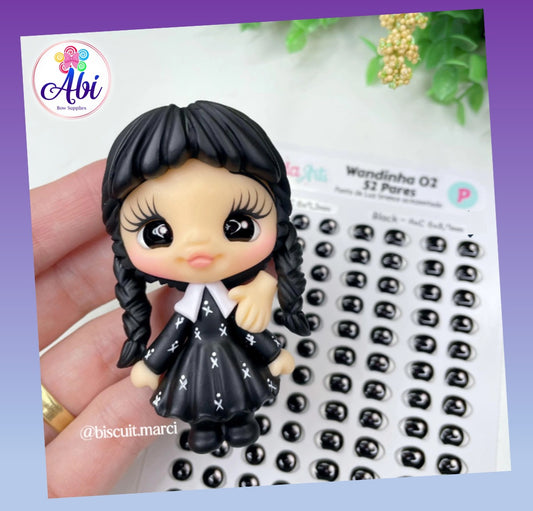 Ojitos Resinados Nivia Arts Mod Wandinha 02