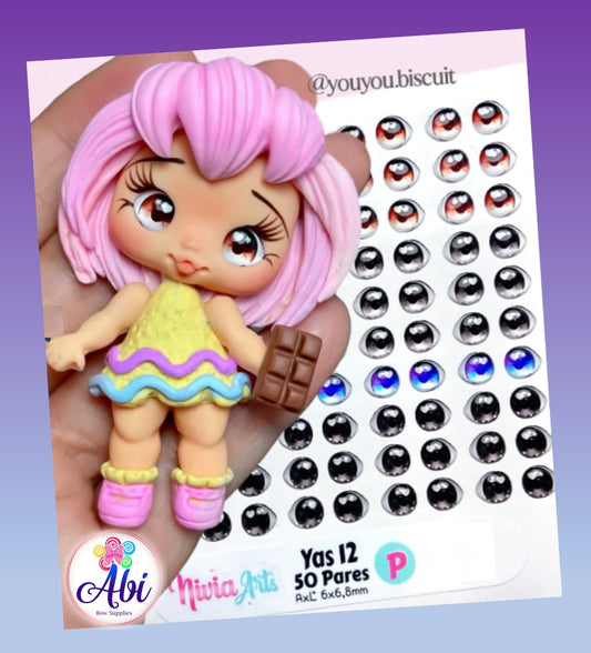 Ojitos Resinados Nivia Arts Mod Yas 12