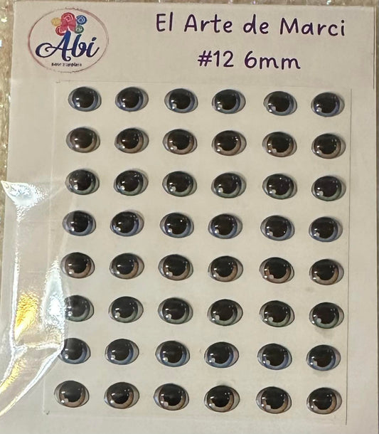 Ojos Resinados Mod 12 06mm