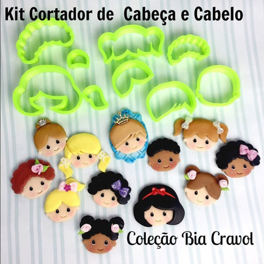 Cortador Kit Cabeça com Cabelos BC