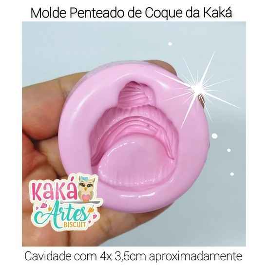 Molde de Silicon Penteado de Coque