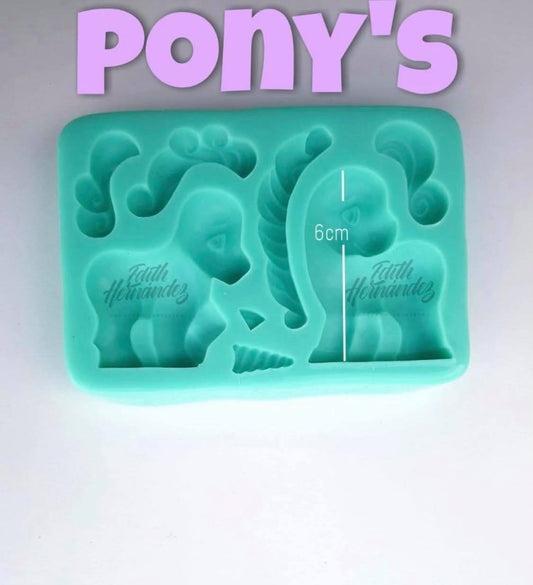 Molde de Silicon Pony's