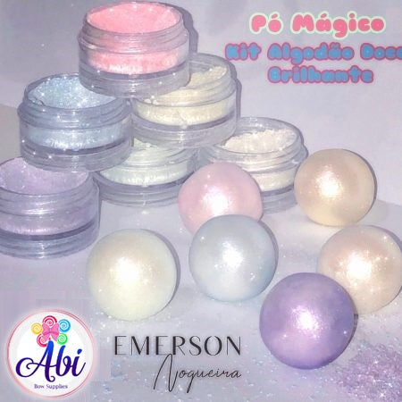 Polvo Magico Emerson Nogueira Kit Algodao Doce Brilhante