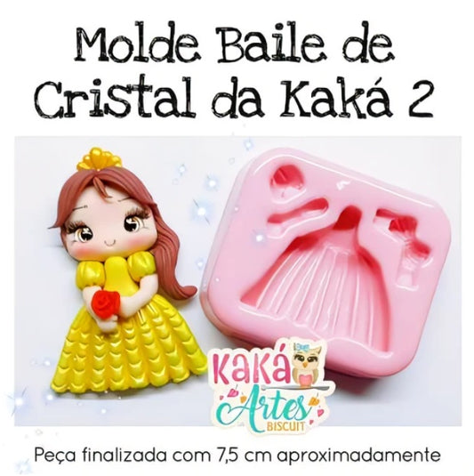 Molde de Silicon Baile de Cristal da Kaká 2