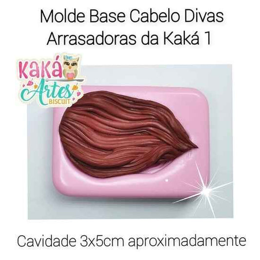 Molde de Silicon Base Cabelo Divas Arrasadoras 1