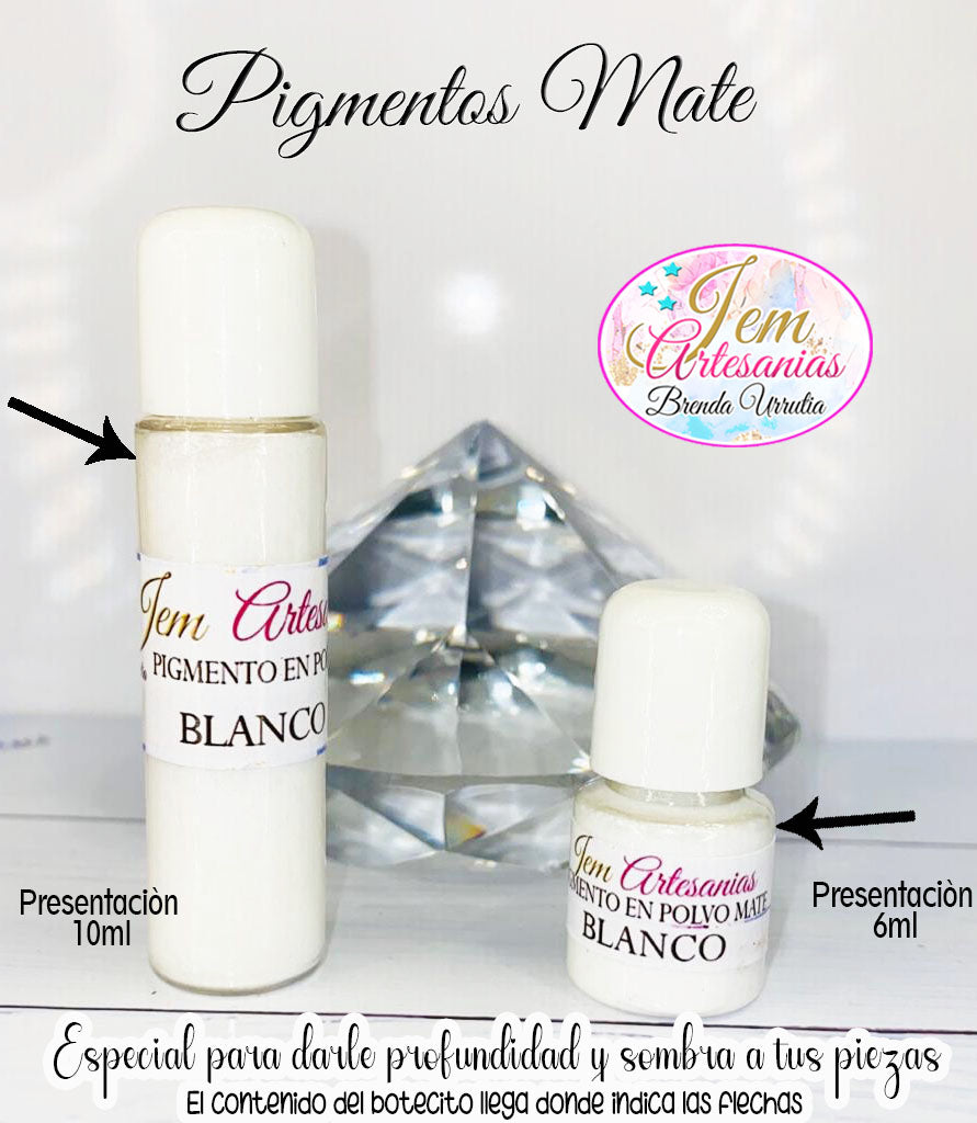 Pigmento en Polvo 10ml. Blanco BU