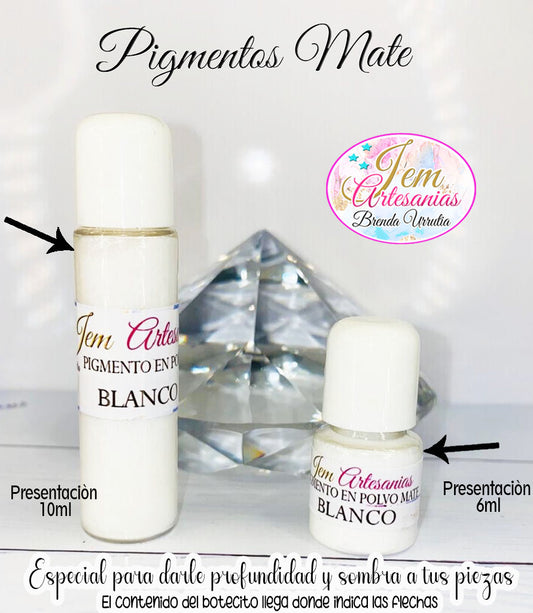 Pigmento en Polvo 6ml. Blanco BU