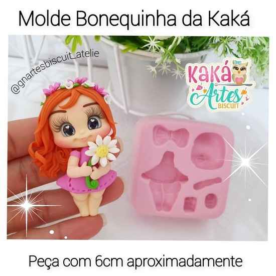 Molde de Silicon Bonequinha da Kaká