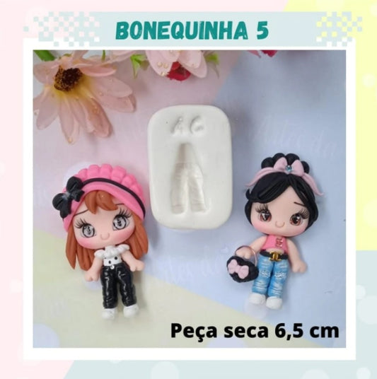Molde de Silicon Bonequinha 5 AC