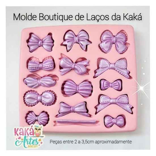 Molde de Silicon Boutique de Laços