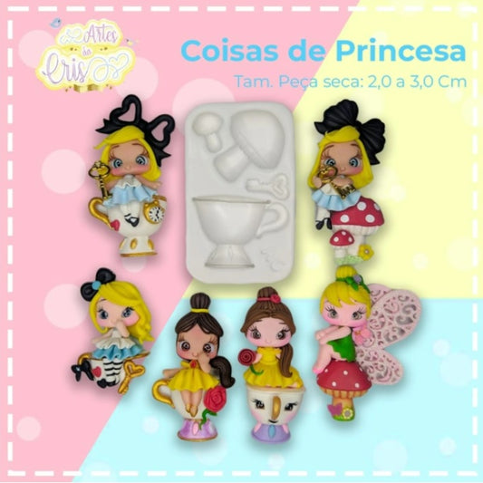 Molde de Silicon Coisas de Princesa AC