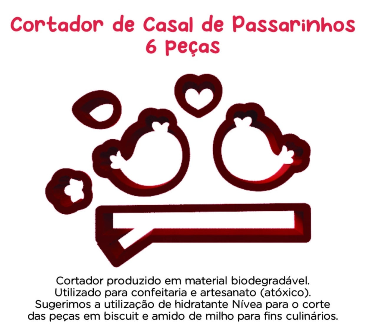 Cortador Casal de Passarinhos