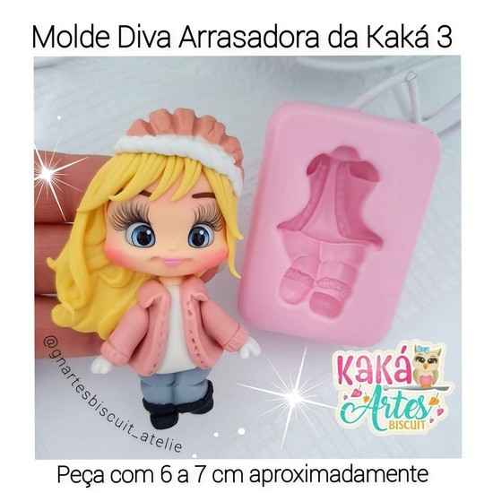 Molde de Silicon Diva Arrasadora da Kaká 3