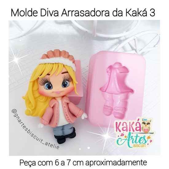 Molde de Silicon Diva Arrasadora da Kaká 3