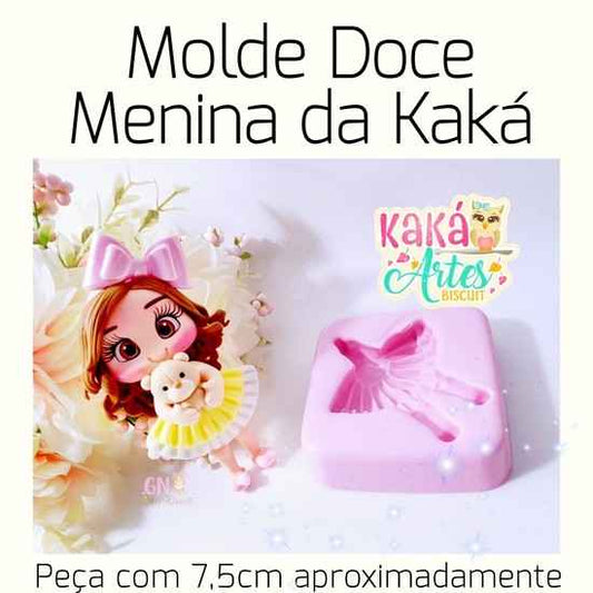 Molde de Silicon Doce Menina da Kaká