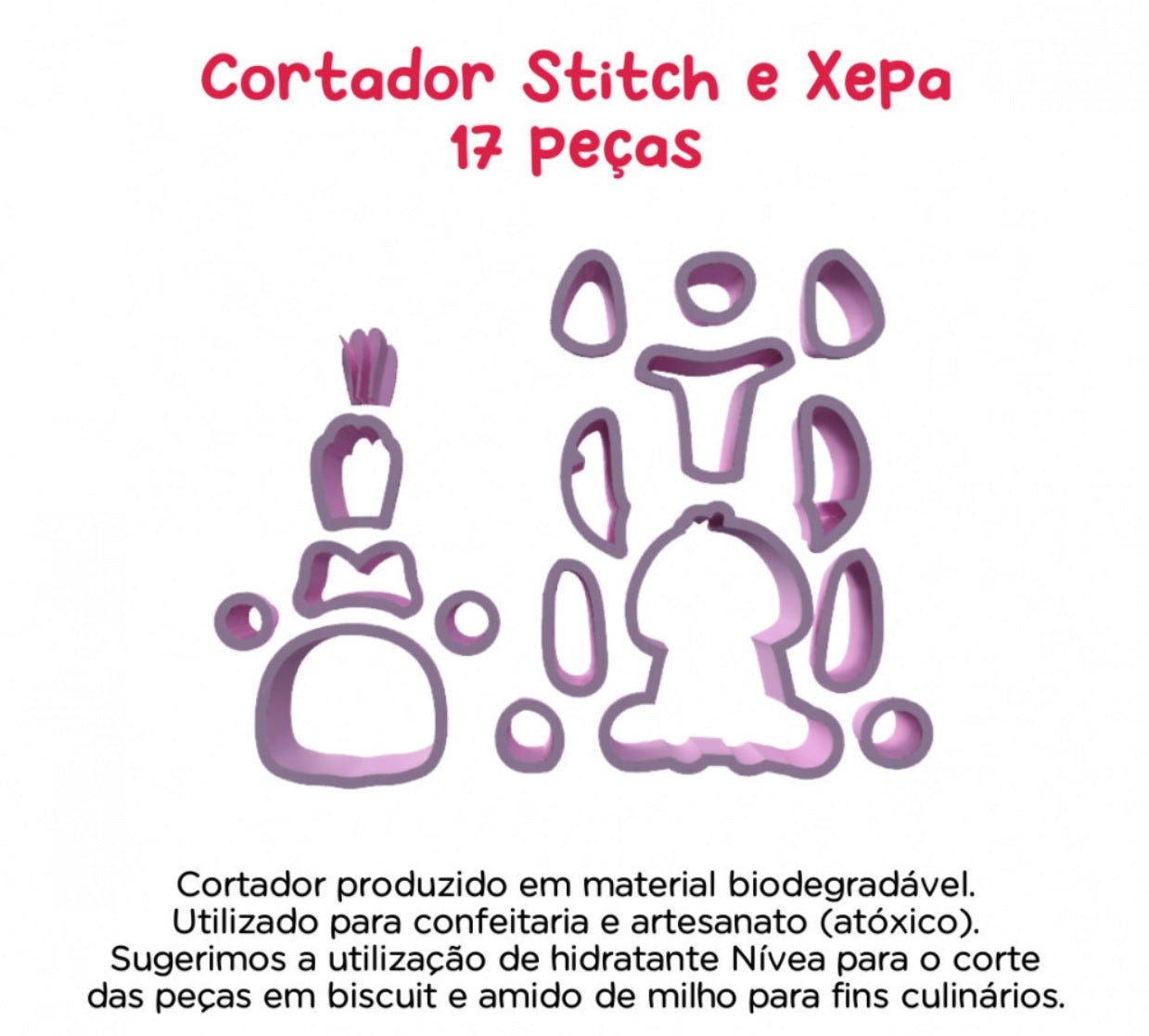 Cortador Stitch e Xepa