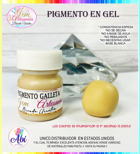 Pigmento en Gel color Galleta BU