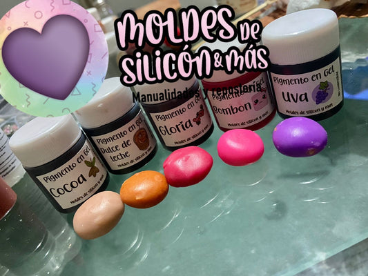 Gama Pigmentos en Gel Postre S&M