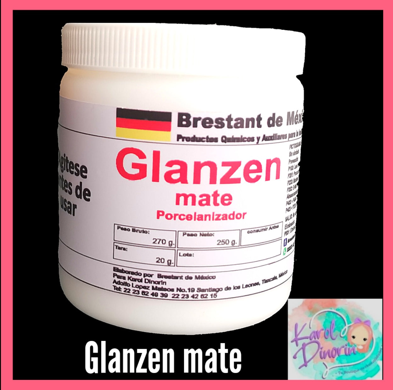 Porcelanizadore Glanzen Mate