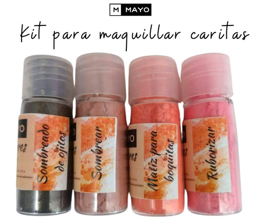 Kit 1 de matizadores para caritas 4 colores