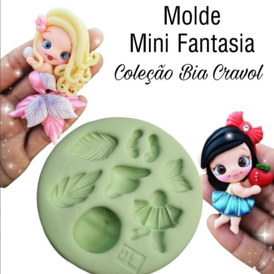 Molde de Silicon Mini Fantasia - cod. 89