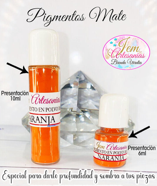 Pigmento en Polvo 10ml. Naranja BU