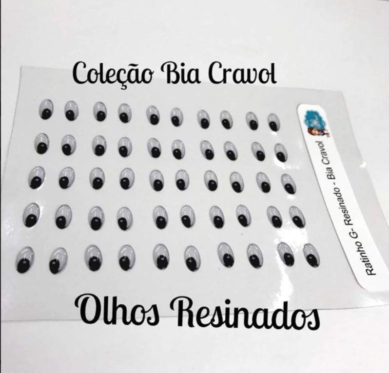 Olhos Resinados Ratinho G