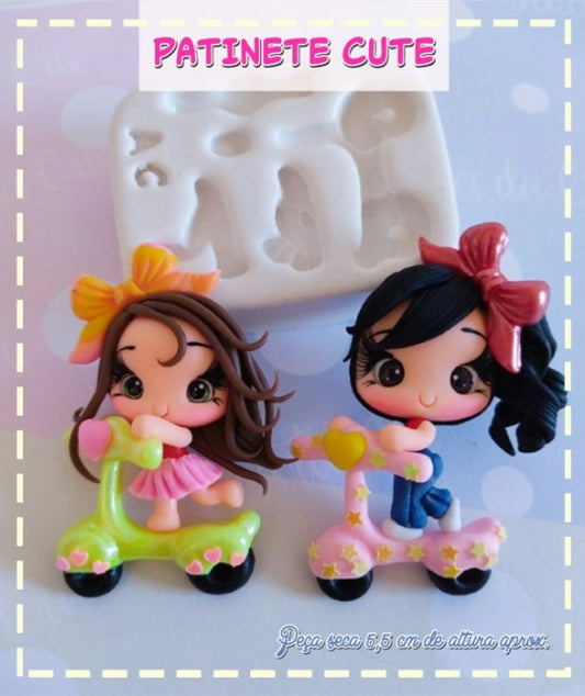 Molde de Silicon Patinete Cute AC