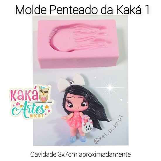 Molde de Silicon Penteado da Kaká 1