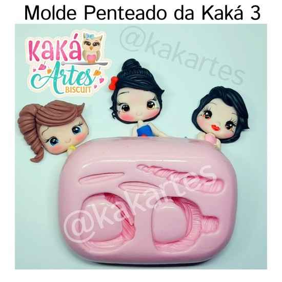 Molde de Silicon Penteado da Kaká 3