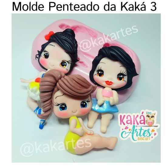 Molde de Silicon Penteado da Kaká 3