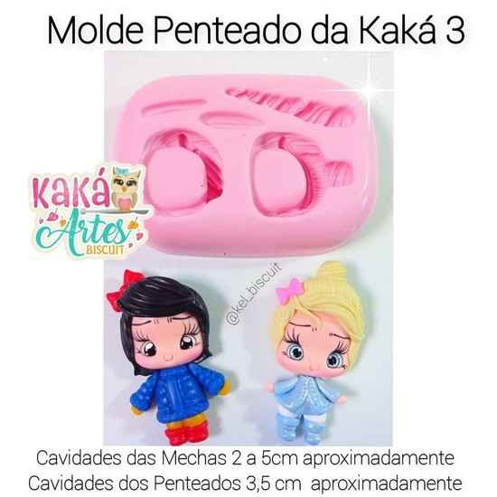 Molde de Silicon Penteado da Kaká 3