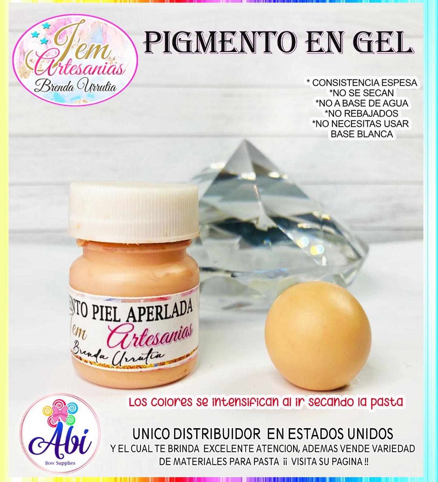 Pigmento en Gel color Piel Aperlada BU