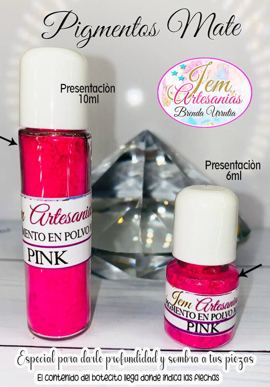 Pigmentos en Polvo 10ml. Pink BU