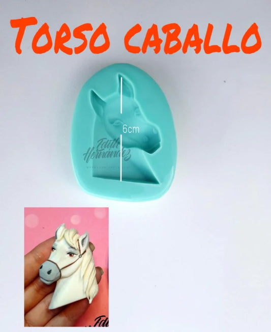 Molde de Silicon Torso Caballo